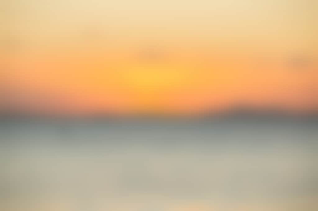 View of sea and sunset at Cape Gloucester
